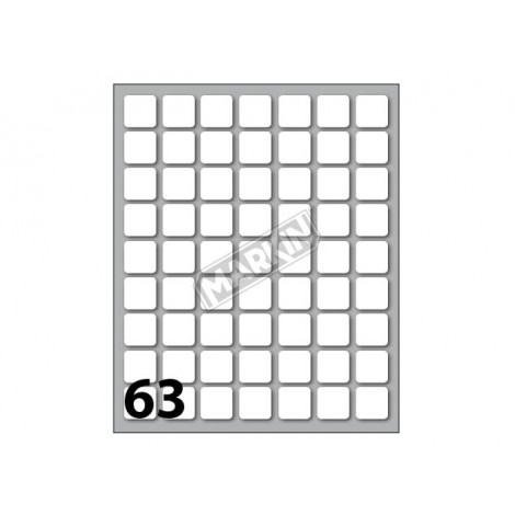 [KN0379] Etichette adesive in fogli - Multiuso