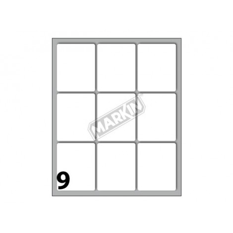 [KN0390] Etichette adesive in fogli - Multiuso