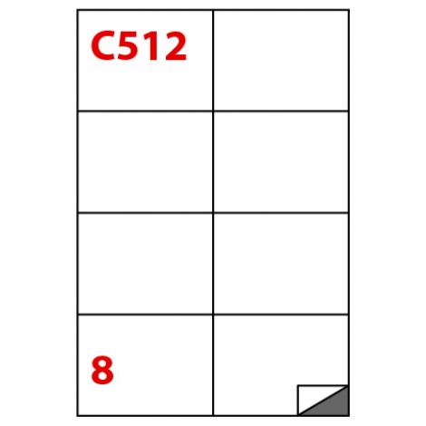 [KN0234] Etichette adesive in fogli A4