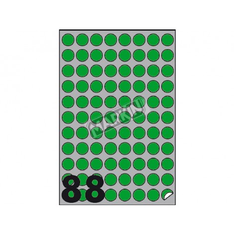 [KN0290] Etichette adesive in fogli A4 - Rotonda