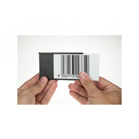 [KN0400] Porta etichette magnetico nero