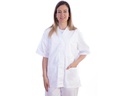 CASACCA CON AUTOMATICI - cotone/pol. - donna XXL bianca