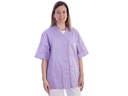 CASACCA CON AUTOMATICI - cotone/pol. - donna S viola