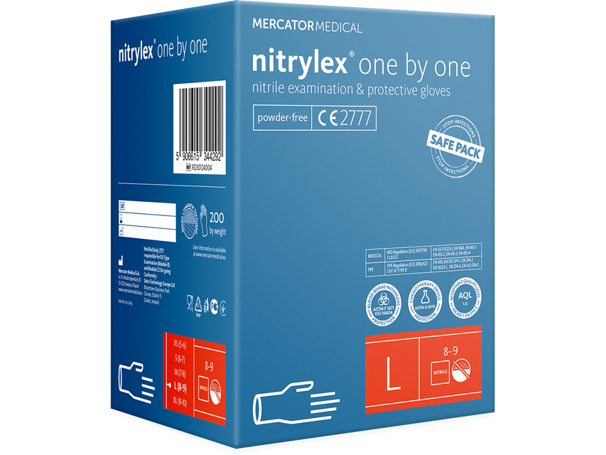[21813] GUANTI NITRILE NITRYLEX CLASSIC ONE BY ONE - grandi