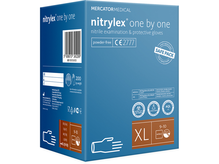 [21814] GUANTI NITRILE NITRYLEX CLASSIC ONE BY ONE - extra large