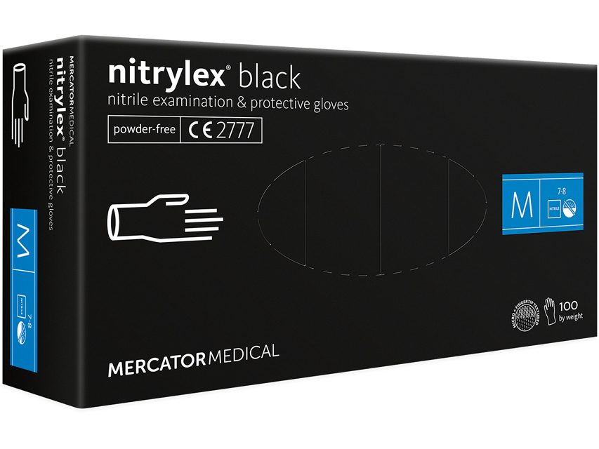 [21817] GUANTI NITRILE NITRYLEX BLACK - medi