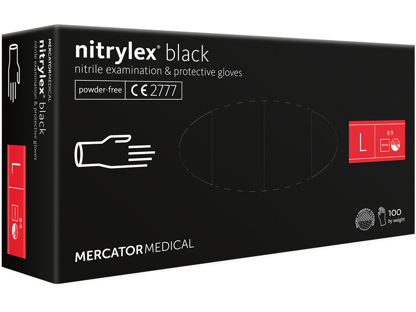 [21818] GUANTI NITRILE NITRYLEX BLACK - grandi