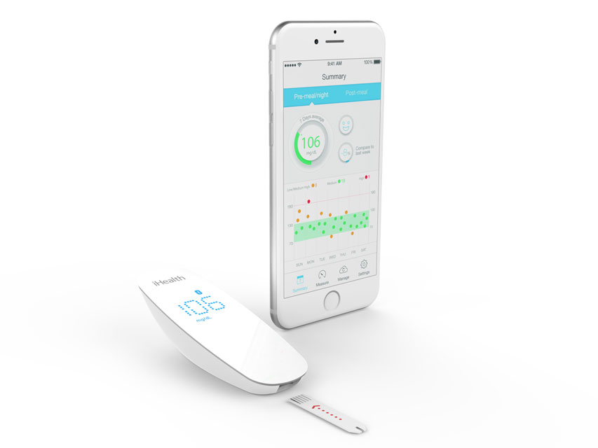 [23514] GLUCOMETRO iHEALTH BG5 - senza strisce