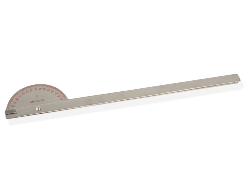 GONIOMETRO ROBINSON 180° 7" - acciaio inox