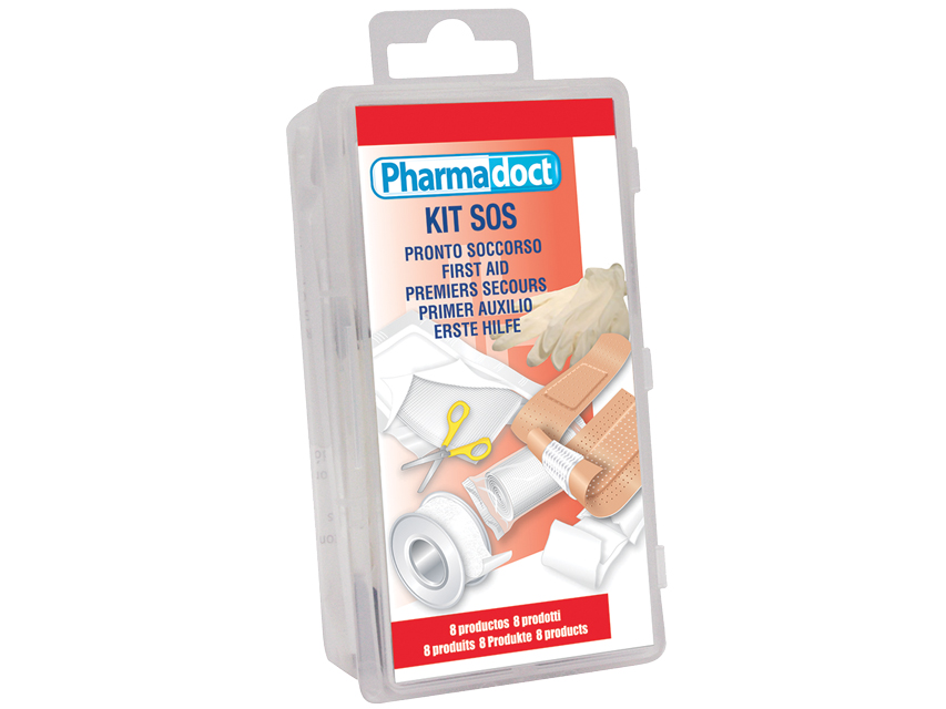 KIT PRONTO SOCCORSO 8 prodotti - conf. da 8 kit