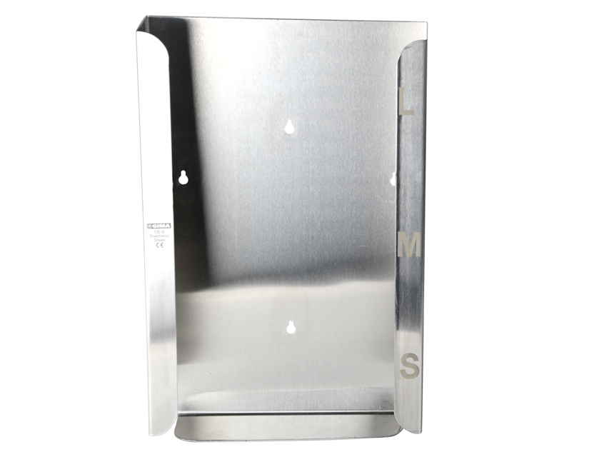[25432] DISPENSER TRIPLO PER GUANTI - in acciaio INOX
