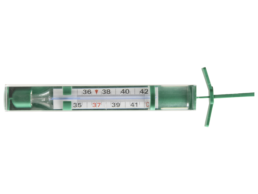 TERMOMETRO ECOLOGICO GIMA con lente di ingrandimento e shaker