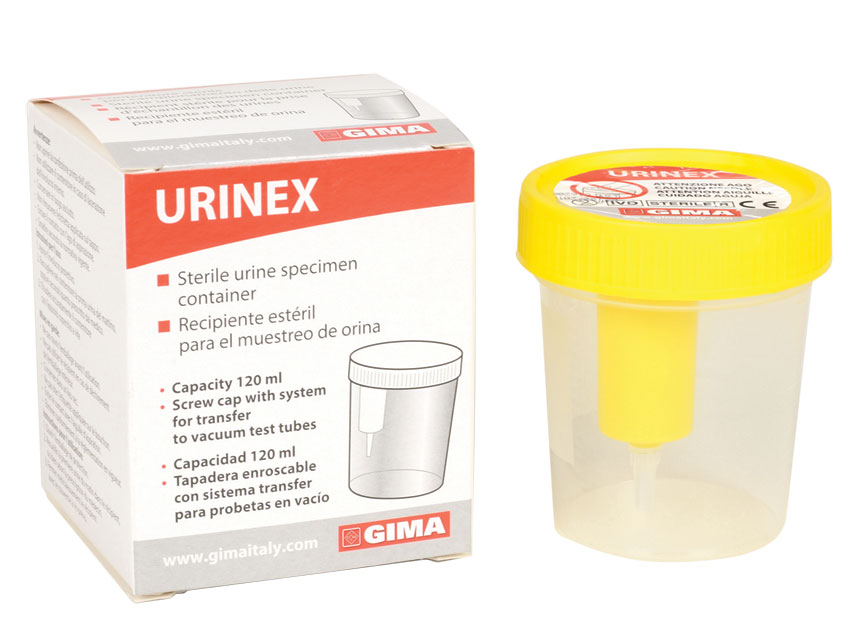 CONTENITORE URINE PLUS 120 ml con campionatore
