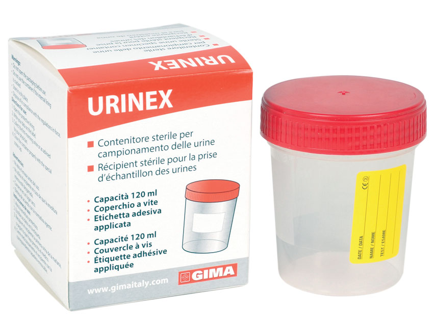 CONTENITORE URINE 120 ml - scatola singola - sterile