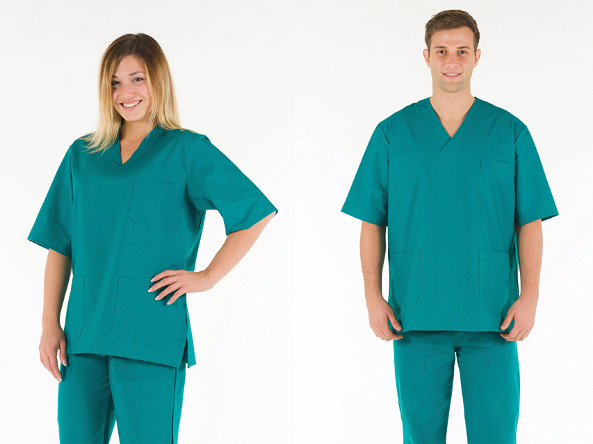 CASACCA COTONE - verde - XS