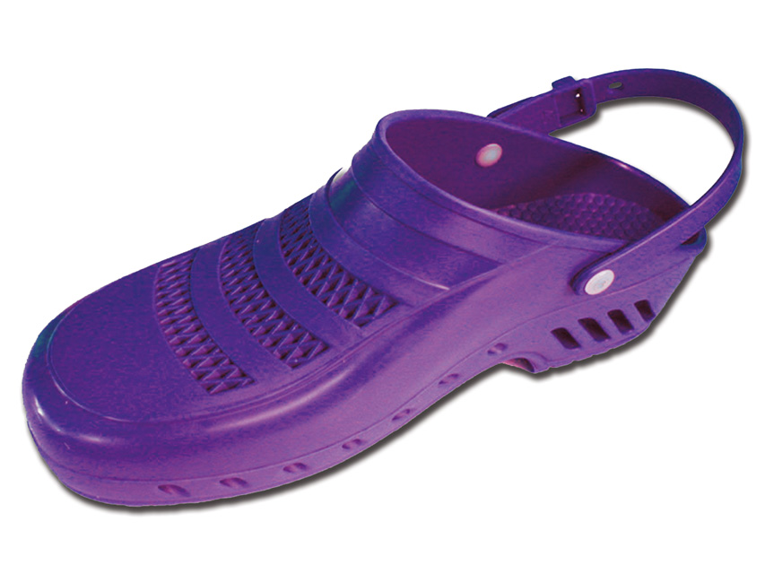 ZOCCOLI VIOLA - con fori e cinturino - 42