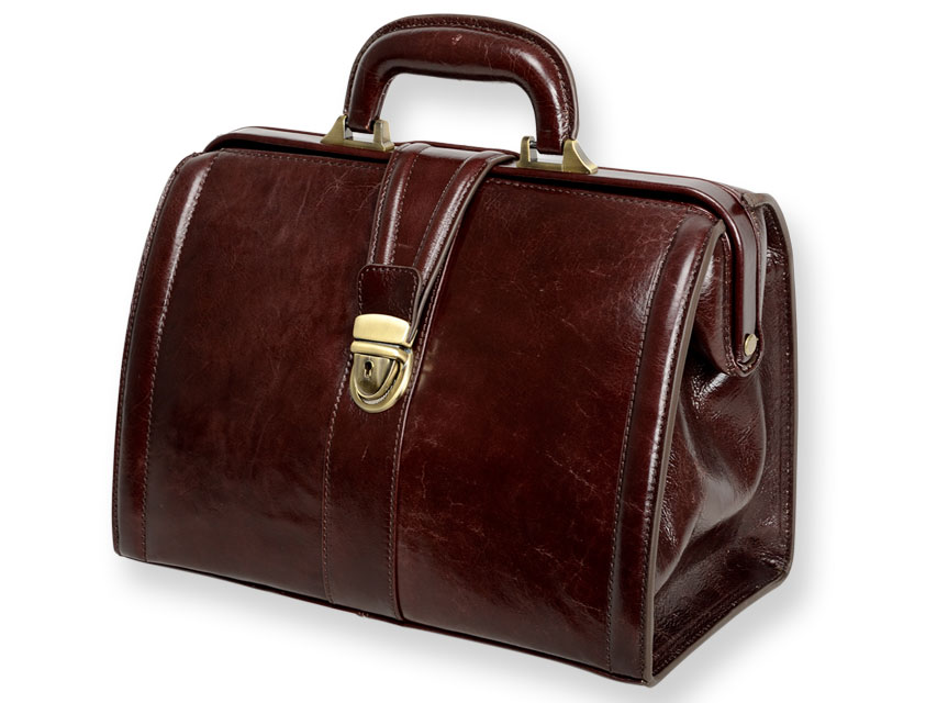[27120] BORSA "VALIGETTA CUOIO FIORE" - cuoio - marrone