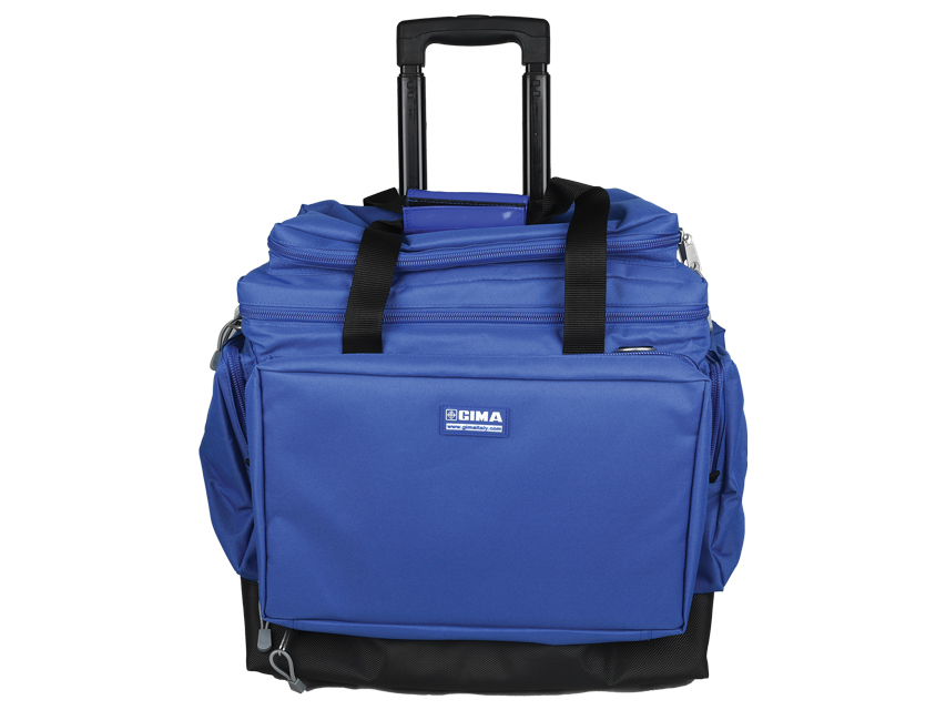 [27141] BORSA SMART CON TROLLEY - media - blu