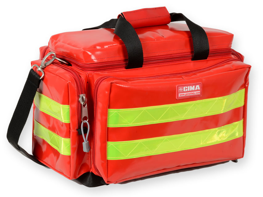 [27155] BORSA SMART PVC - piccola - rossa