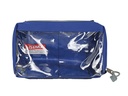 BORSETTA E1 - rettangolare con finestra - blu