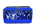 BORSETTA E3 - imbottita con manico - blu