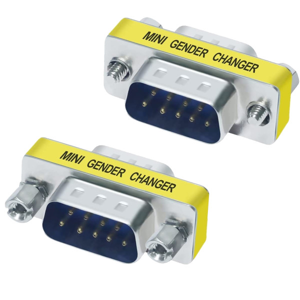 [IADAP_734-09] Mini Gender Changer Standard DB 9 poli M/M