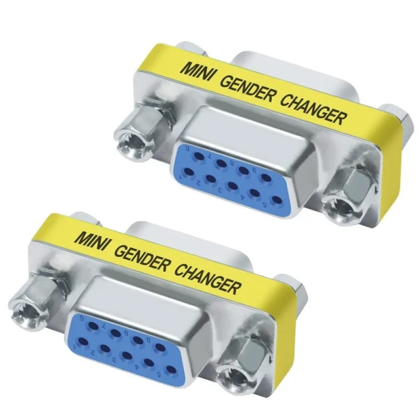 [IADAP_735-09] Mini Gender Changer Standard DB 9 poli F/F