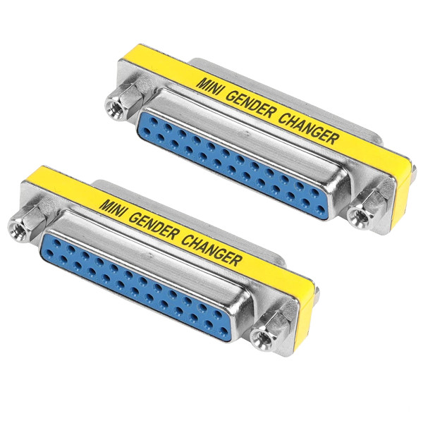 [IADAP_735-25] Adattatore Mini Gender Changer DB25 F/F