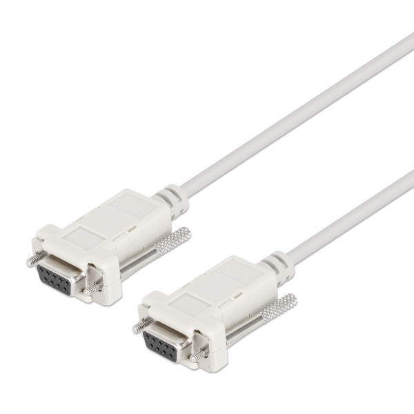 [ICOC_036-NM] Cavo Pc/Pc Null Modem Cavo AT, AT cross over DB 9p. F/F 1,8 m