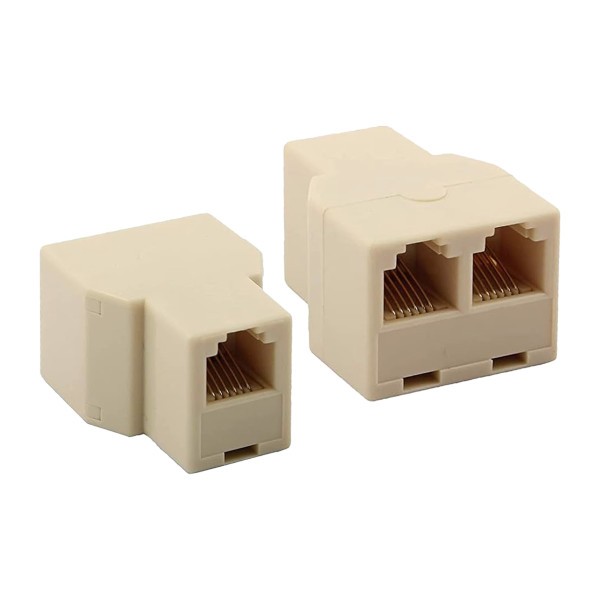 [IWP-ADAP-0316] Accoppiatore telefonico 2x 6P6C F a 6P6C F
