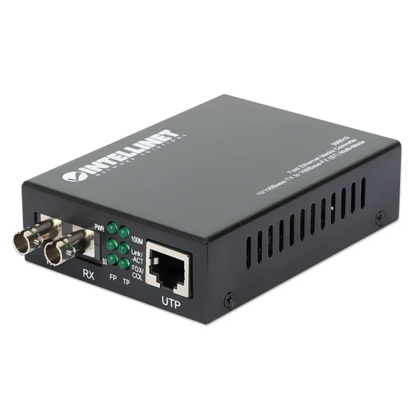 [I-ET_T-FO-100] Convertitore RJ45 - Fibra ST 100Base-TX