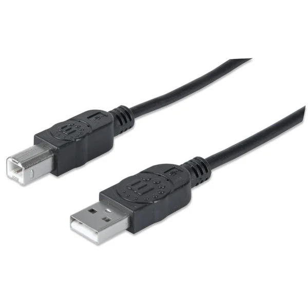 [ICOC_U-AB-20-U2] Cavo USB 2.0 A maschio/B maschio 1.8m Nero