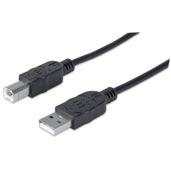 [ICOC_U-AB-50-U2] Cavo USB 2.0 A maschio/B maschio 5m Nero
