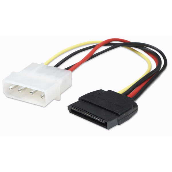 [ICOC_SATA-415] Cavo alimentazione SATA Molex 4pin M/SATA 15pin F