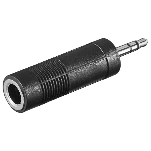 [IADAP_AU-3M5F] Adattatore Audio 3.5mm Maschio a 6.3mm Stereo Femmina