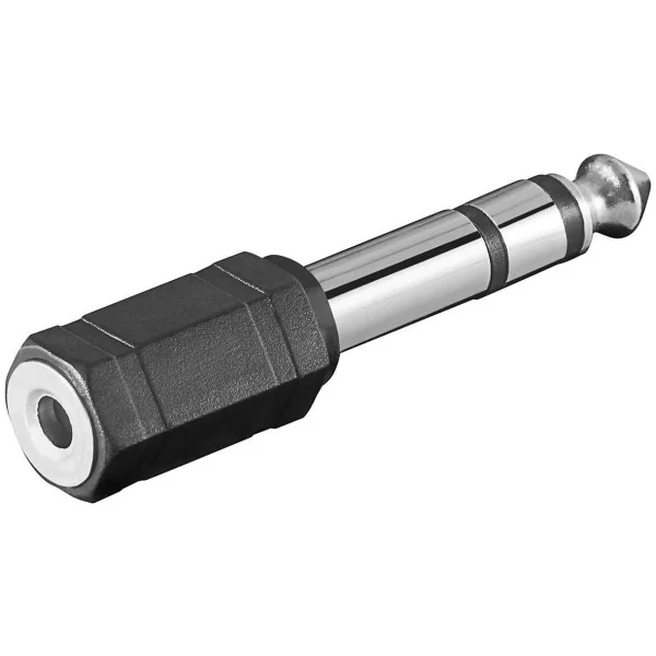 [IADAP_AU-5M3F] Adattatore Audio 6.3mm Maschio a 3.5mm Femmina Stereo