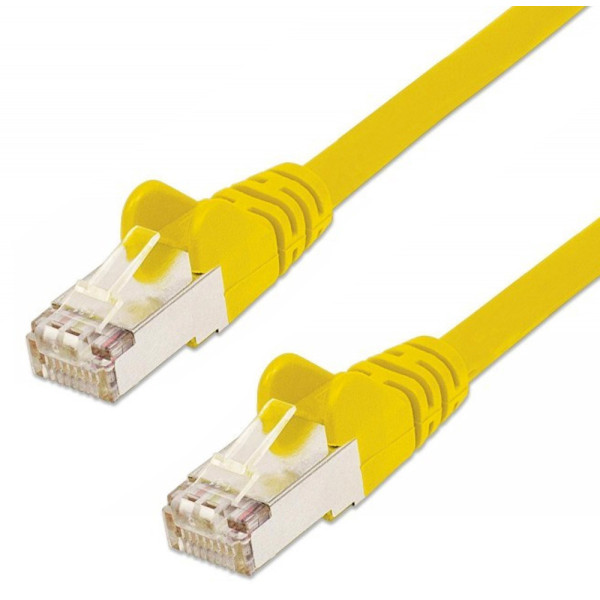 Cavo di rete Patch in Rame Schermato Cat. 5e Giallo F/UTP 5 m