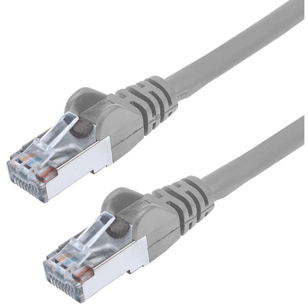 Cavo di rete Patch in Rame Schermato Cat. 5e Grigio F/UTP 20 m