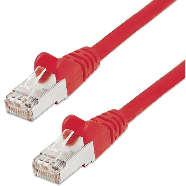 Cavo di rete Patch in Rame Schermato Cat. 5e Rosso F/UTP 7,5 m