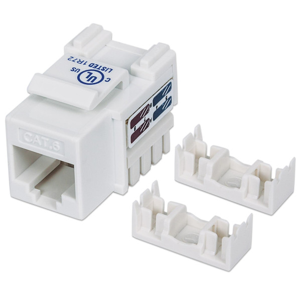 [IWP-MD_C6_WH] Frutto Keystone RJ45 Cat.6 UTP non schermato Bianco