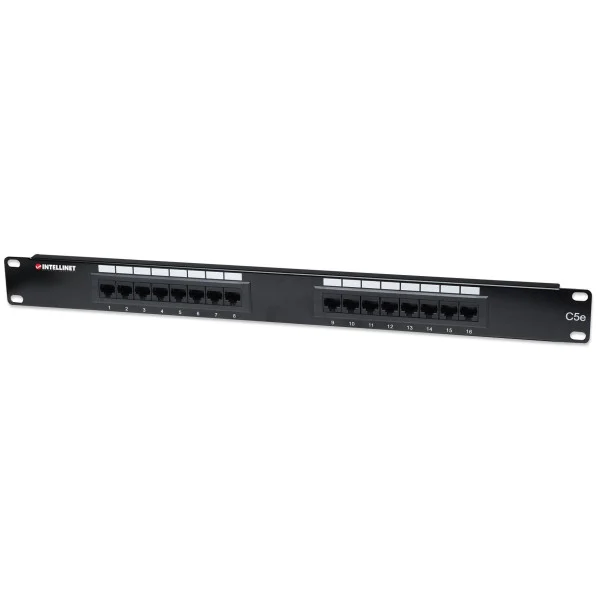 Pannello Patch UTP 16 posti RJ45 cat. 5E