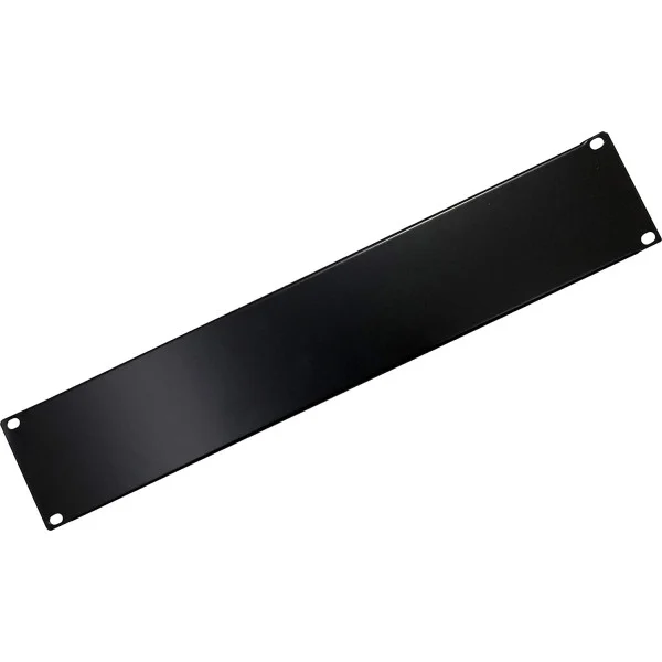 Pannello Cieco per Armadi Rack 19'' Nero 2 Unit&agrave;
