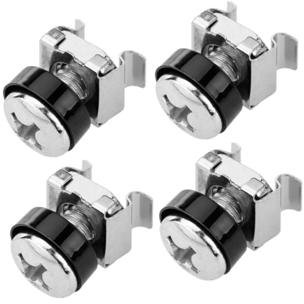 [I-CASE_MOUNT] Kit Set 4 Viti 4 Dadi e 4 Rondelle per Montaggio Rack