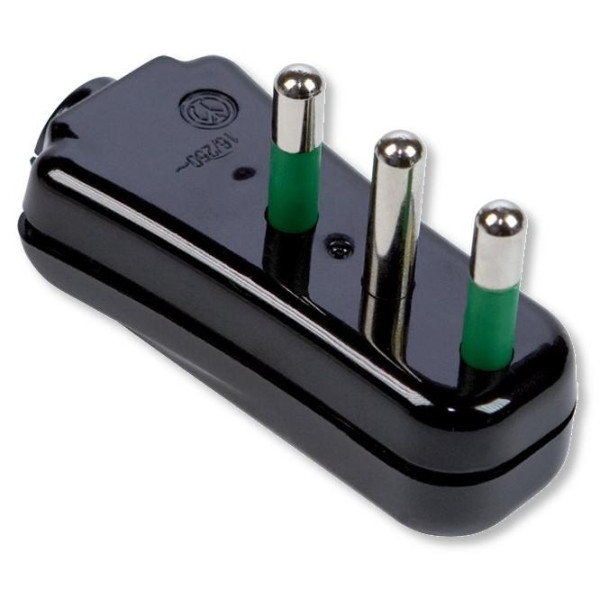 [IPW-SP16-BK9] Spina ribassata 2P+T 16A Nero