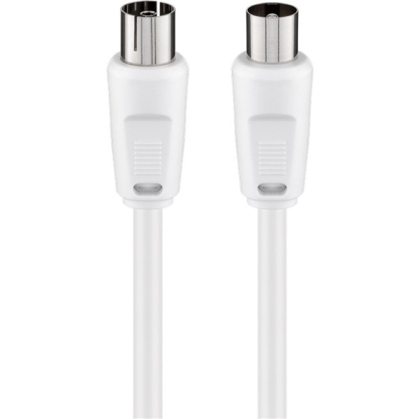 Cavo Antenna TV M/F 2,5 mt bianco