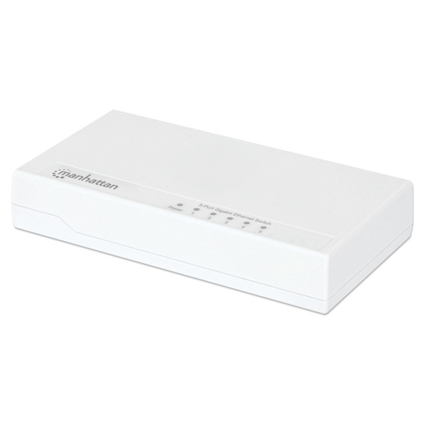 [I-SWHUB_GB-050P] Ethernet Switch Gigabit 5 porte Desktop