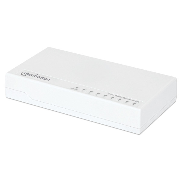 [I-SWHUB_GB-080P] Ethernet Switch Gigabit 8 porte Desktop