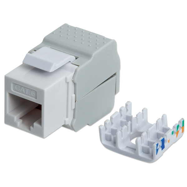 [IWP-MD_C6_TLU] Frutto Keystone RJ45 UTP Cat6 Bianco
