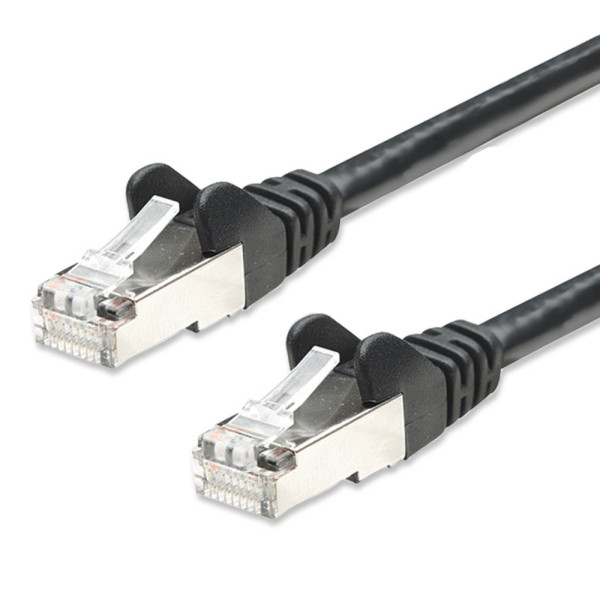 Cavo di rete Patch in Rame Schermato Cat. 5e Nero F/UTP 20 m