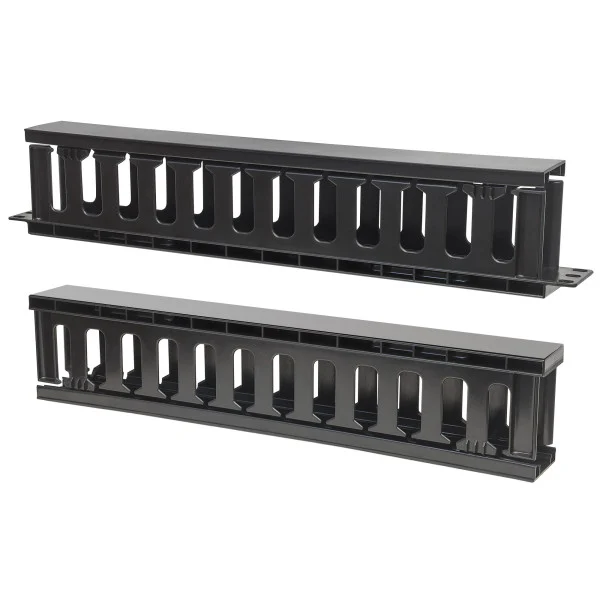 [I-CASE_CABLE-PL] Pannello Passacavi 19'' 1U con Coperchio